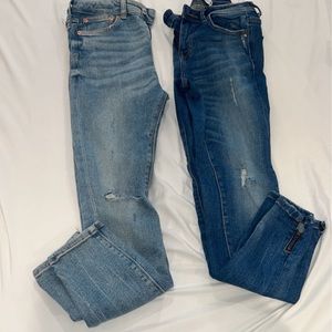 Bundle of 2 Zara Womens Skinny Jeans